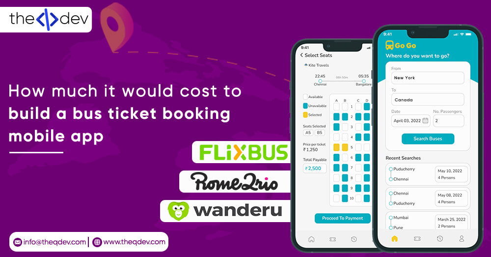 How much it would cost to build a bus ticket booking mobile app?